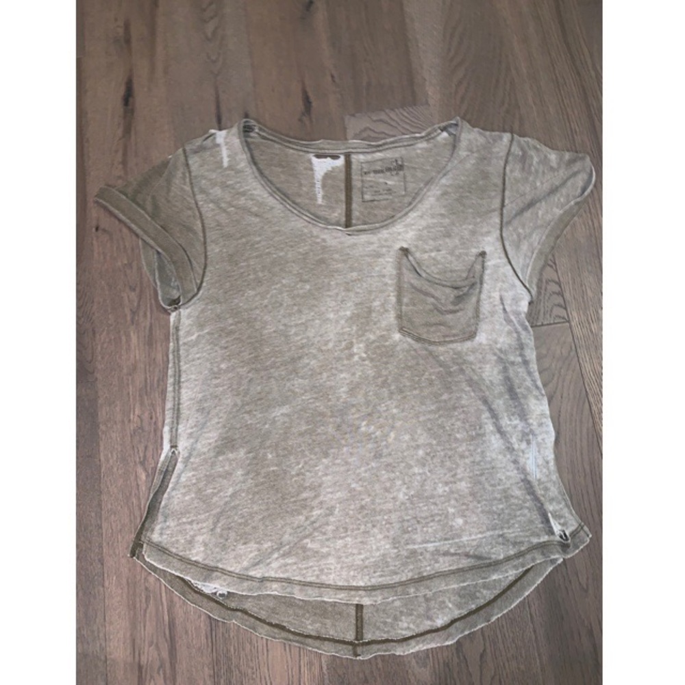 Free People Distressed Shirt